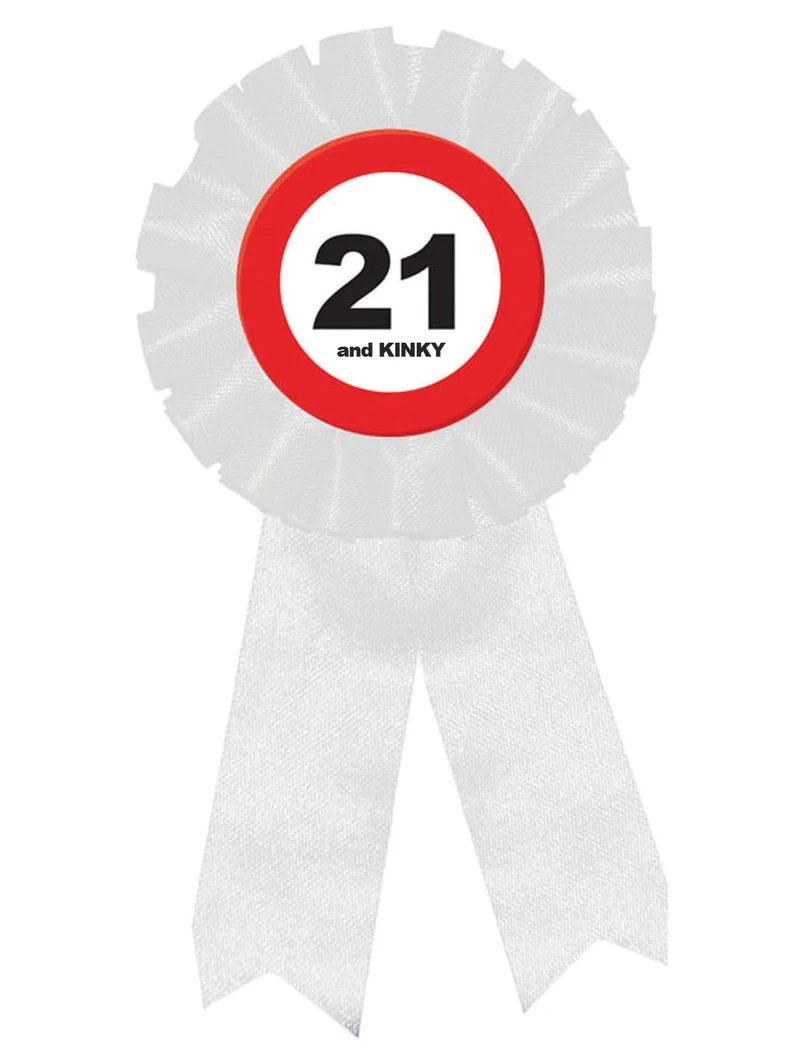 Rozet Verkeersbord 21 Jaar