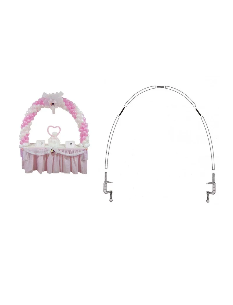 Ballonboog Set Voor Op Tafel