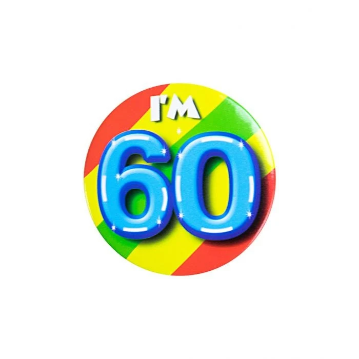 Button Klein 60 Jaar