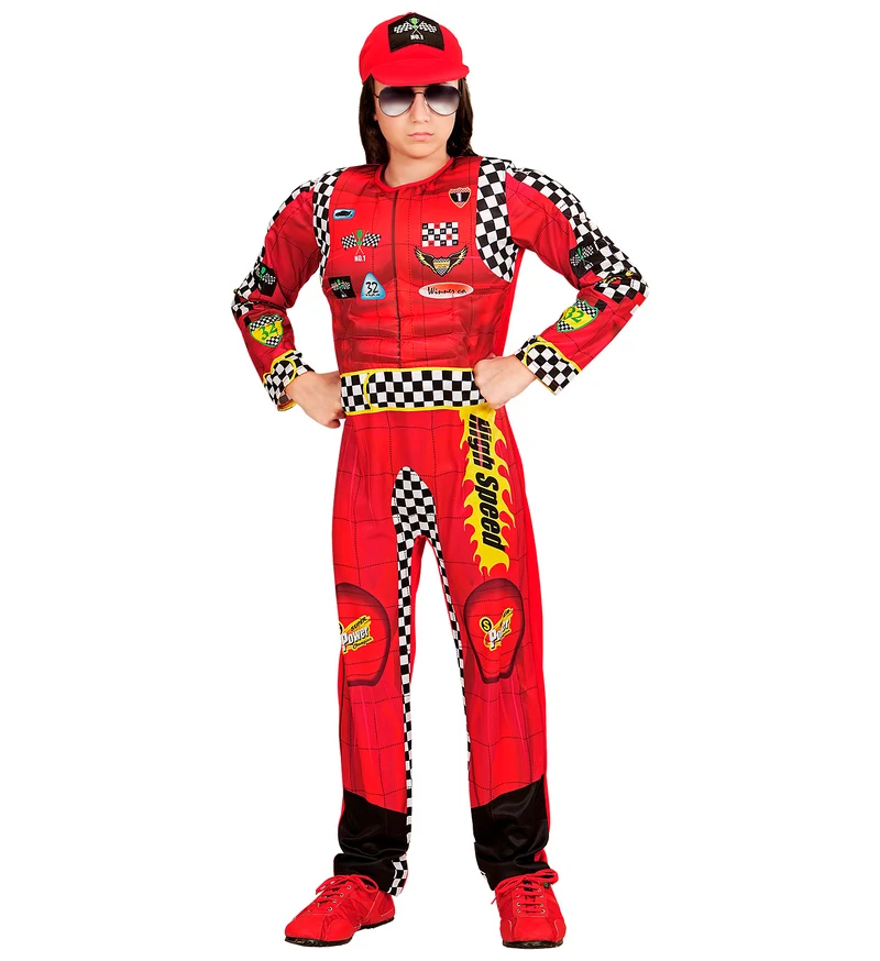 Fomule 1 race kostuum kind