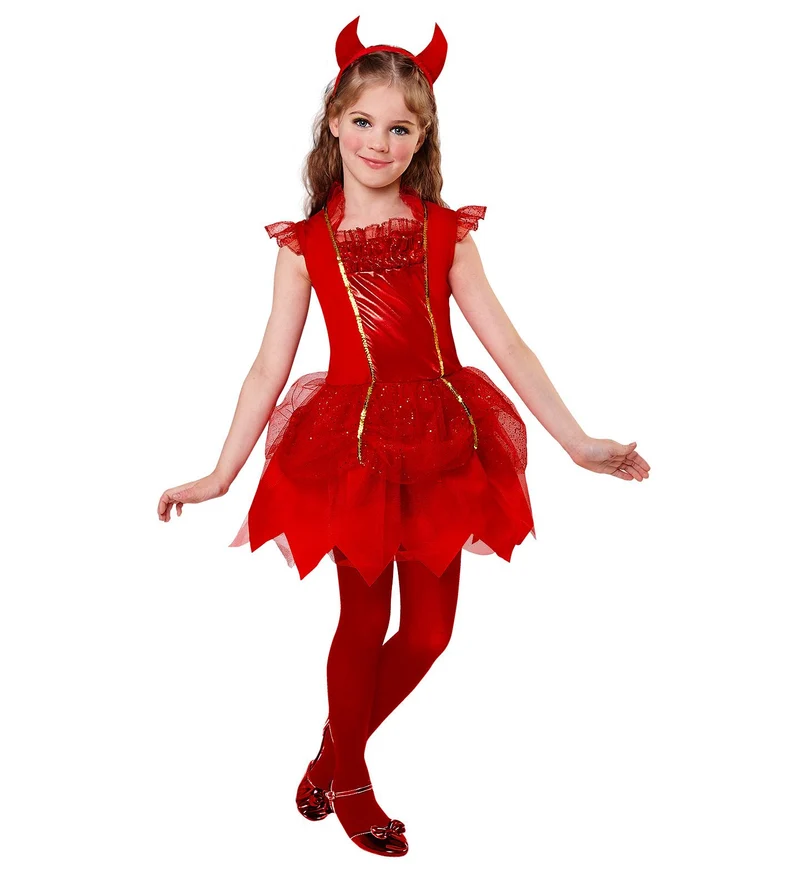 Duivel ballerina jurkje kinderen