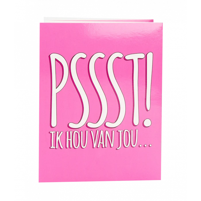 Surprise Card - Ik hou van jou