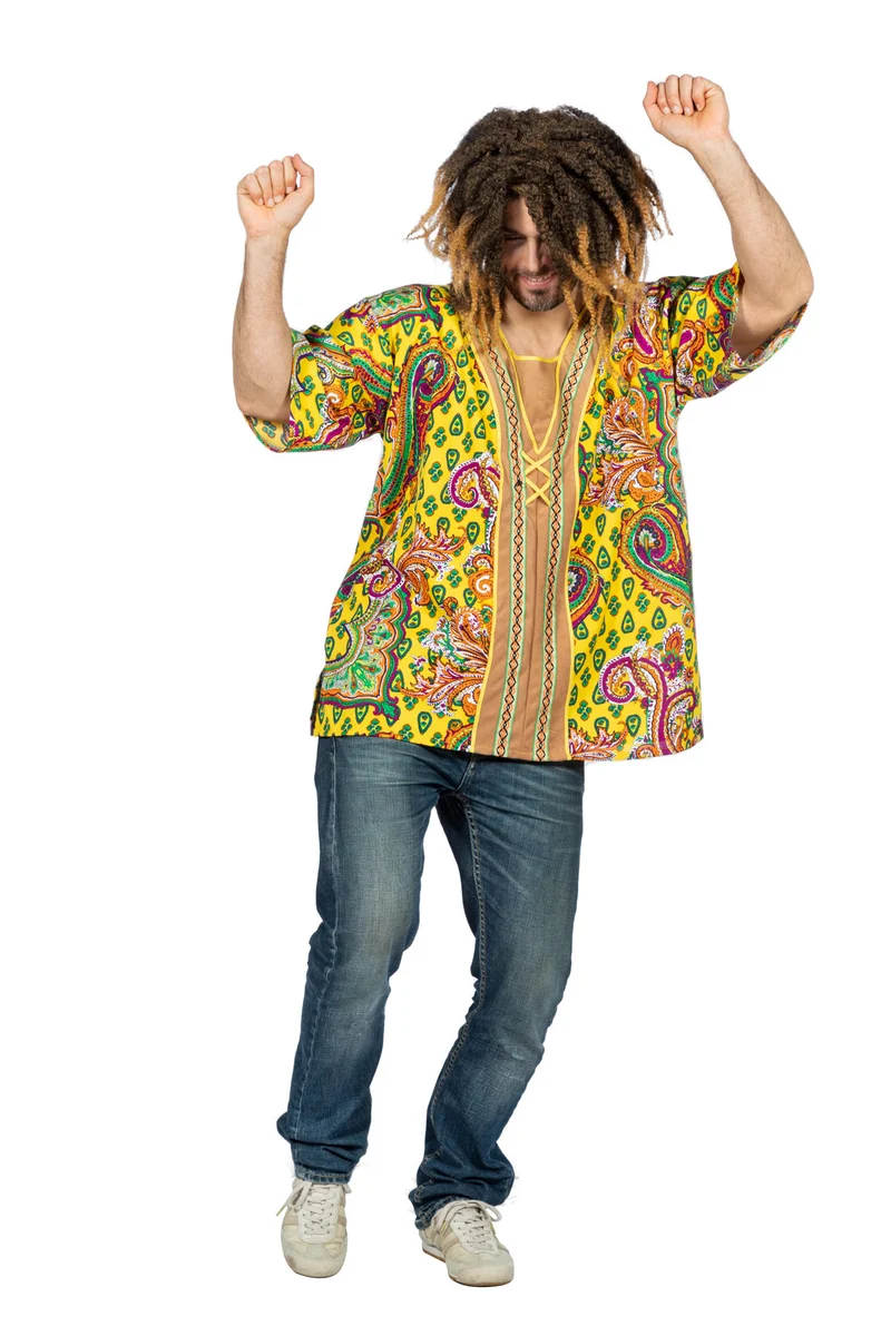 Hippie Woodstock Shirt Heren