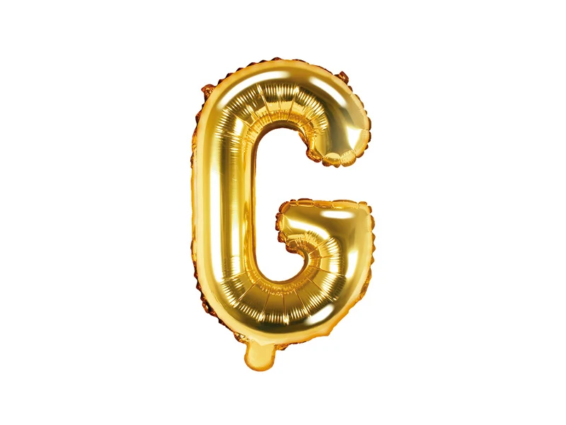 Folieballon Goud Letter 'G' - 35cm