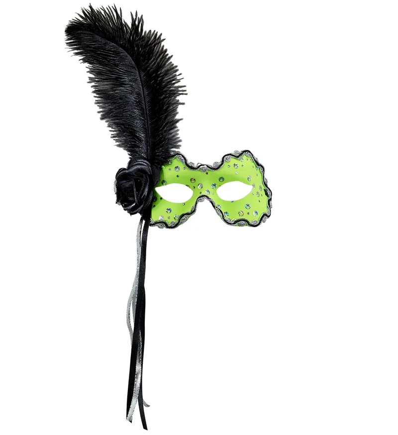 Neon groene holografische Braziliaanse maskers