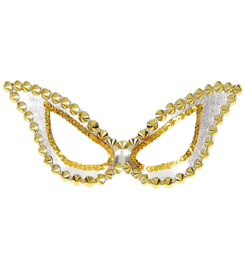 Zilveren oogmaskers