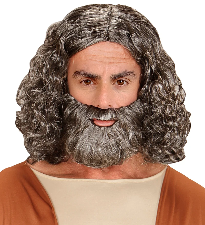 Bijbelse Jozef pruik met baard