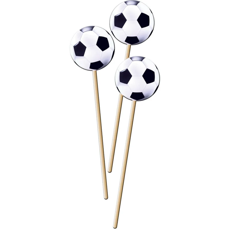 Cocktailprikker Voetbal - 8 Stuks