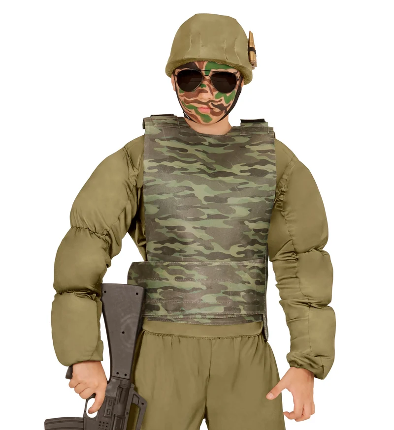 Kogelwerend vest camouflage kind