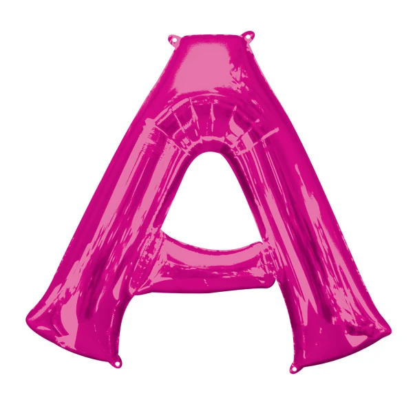 Folieballon Roze Letter 'A' Groot