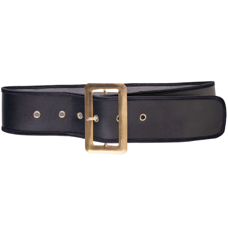 Lange zwarte kerstmannen riem