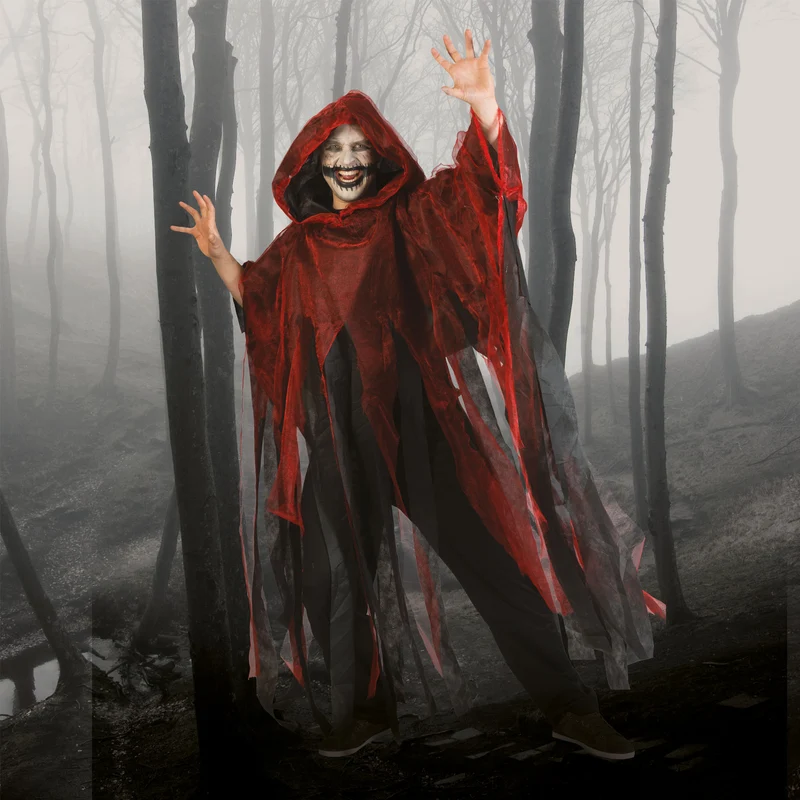 Rode Halloween cape voor vampieren