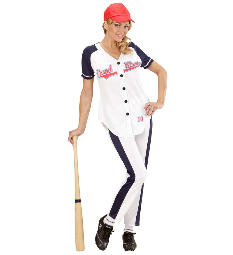 Honkbal damespak voor carnaval