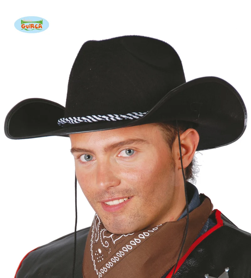 Cowboyhoed Vilt Zwart