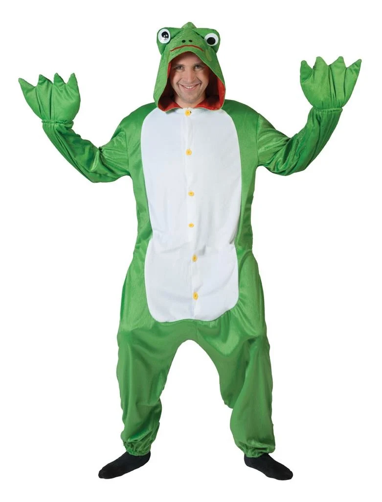 Groen kikkerpak voor carnaval
