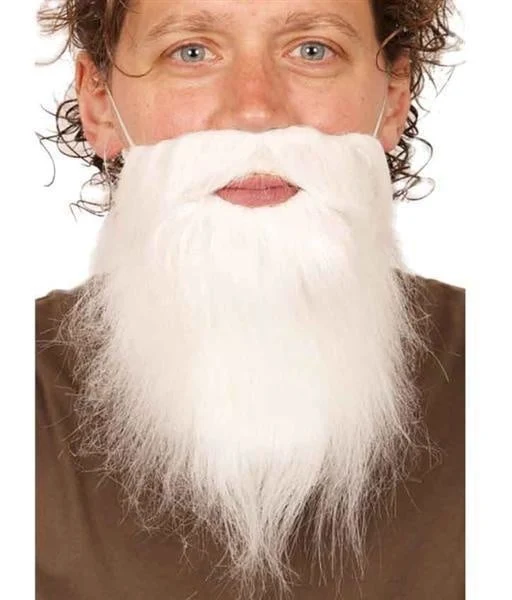 Baard Wit Met Elastiek