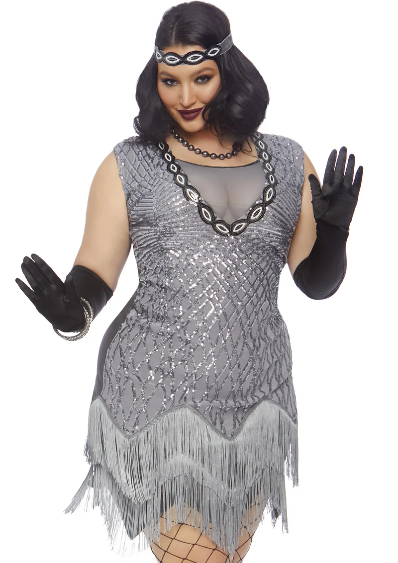 Flapper Jaren 20 Charleston Plus Size Kostuum