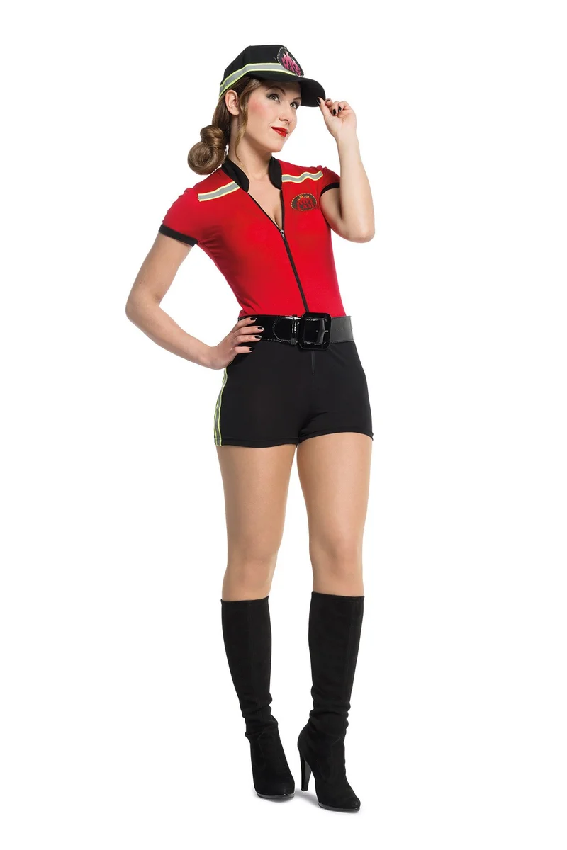 Sexy Catsuit Brandweer Dames