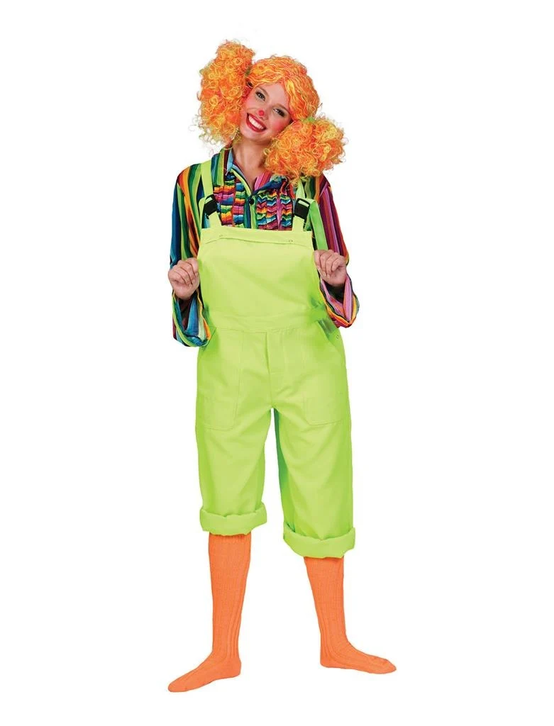 Fluor groene tuinbroeken voor party's