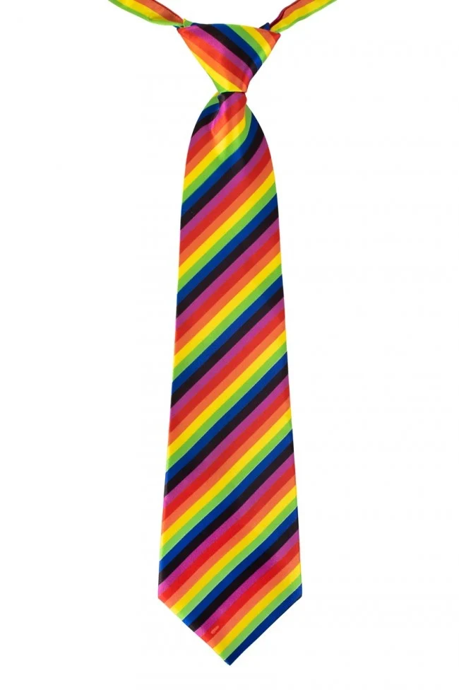 Stropdas regenboog