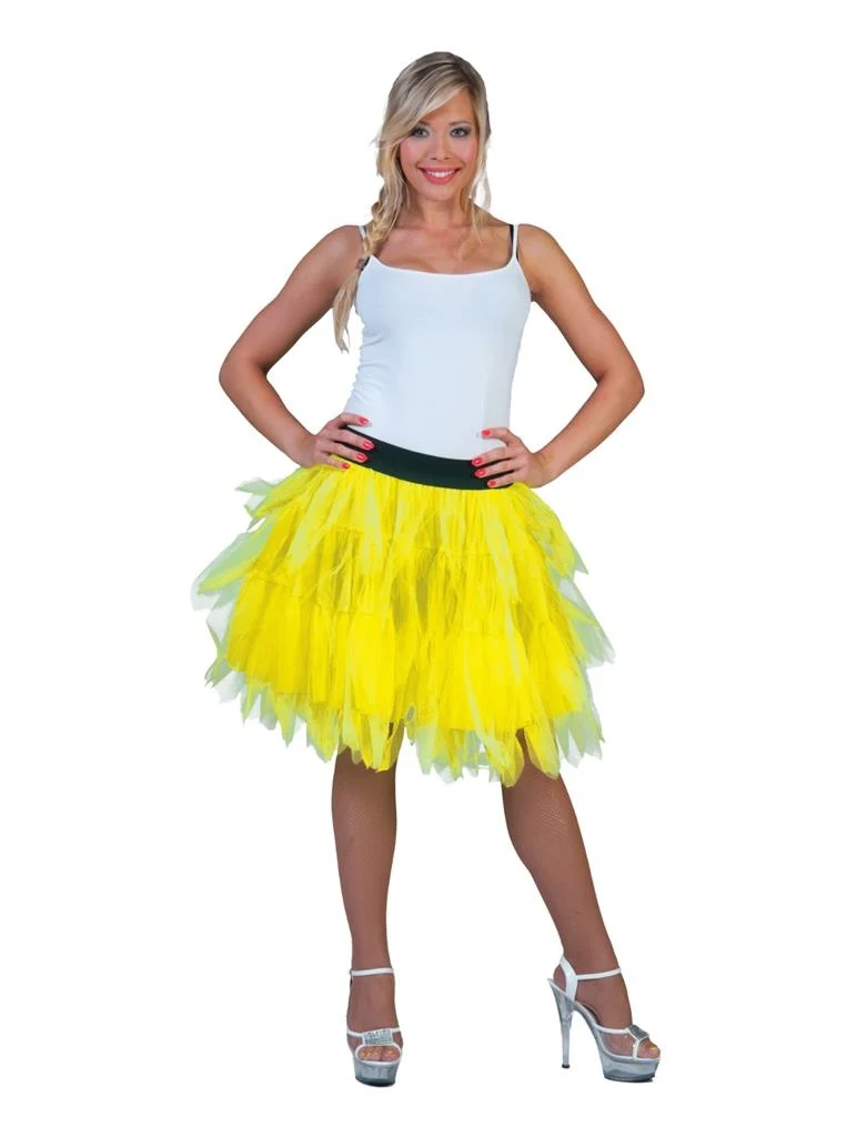 Gele party petticoat