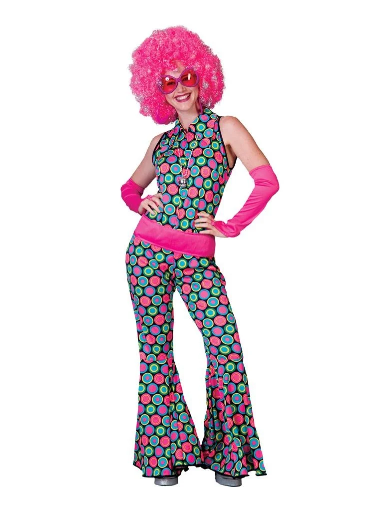 Disco Polka Jumpsuit voor dames