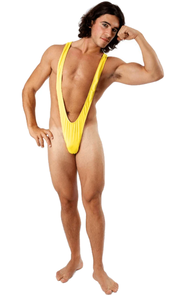 Mankini Geel