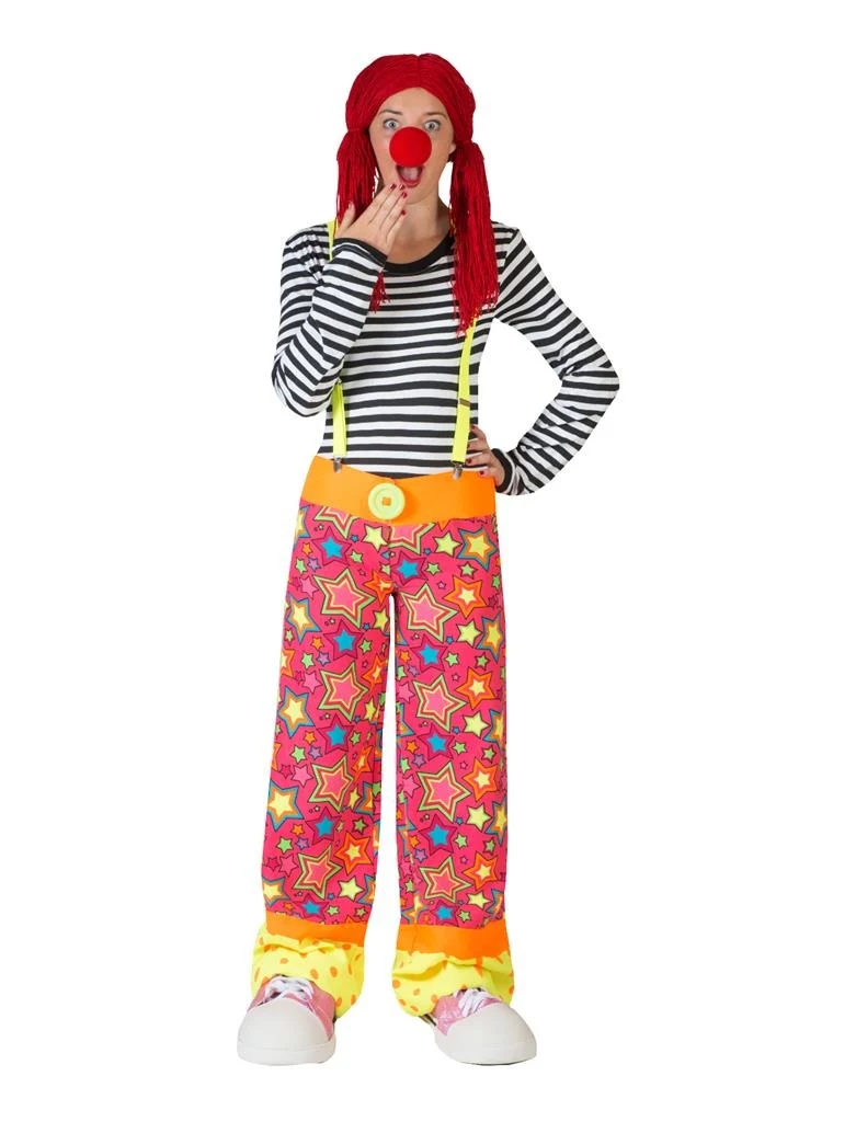 Clown broek Sparkie met sterren