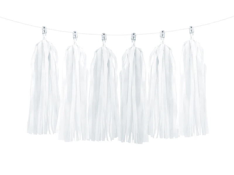 Tassel Slinger Wit 1,5 meter