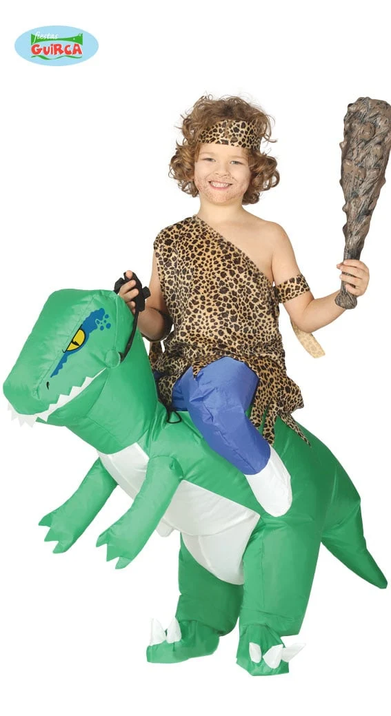 Opblaasbaar Dinosaurus Kostuum Kind