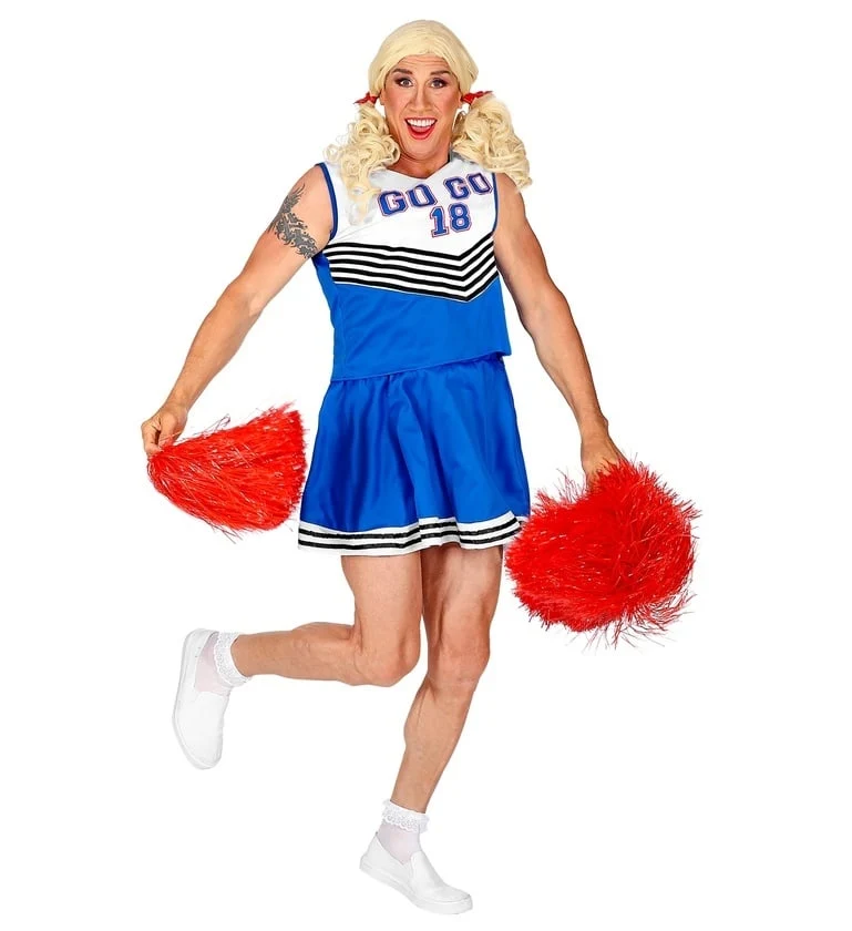 Fout Cheerleader Kostuum Man