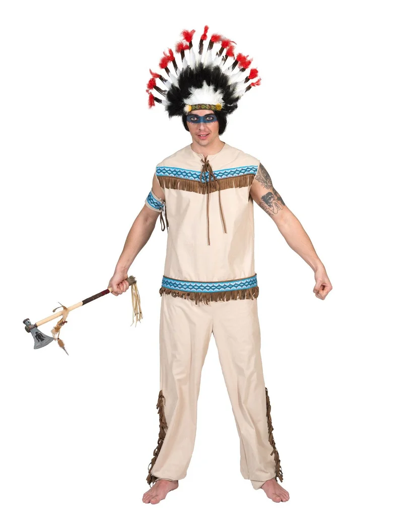 Indianen Kostuum Man Nodin