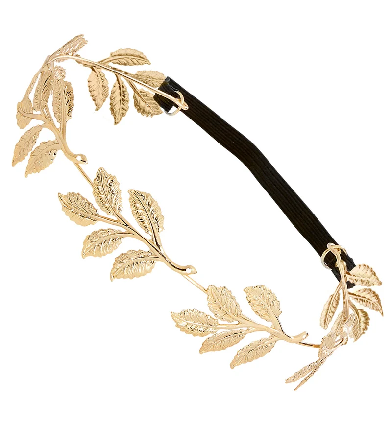 Gouden laurierblad kroon