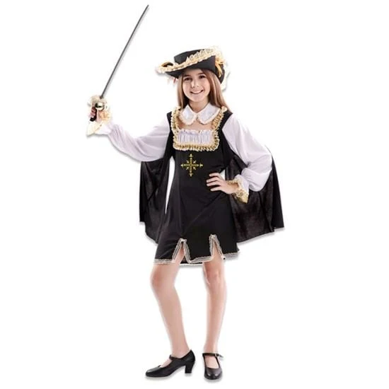 Musketier Kostuum Meisje Johanna