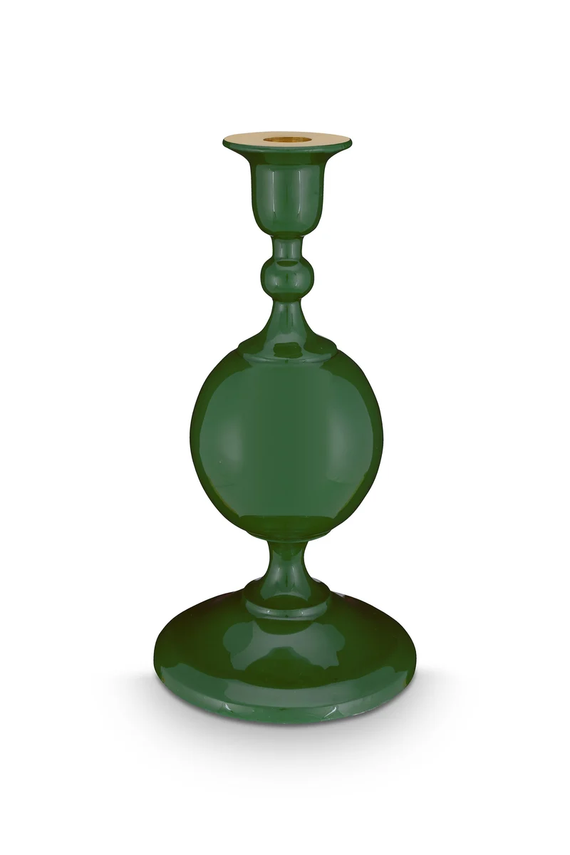 Pip Studio - Love Birds Dark Green - Kandelaar Metaal Sphere Small - 24cm