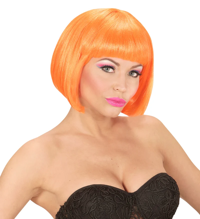 Pruik, Valentina Neon, Oranje