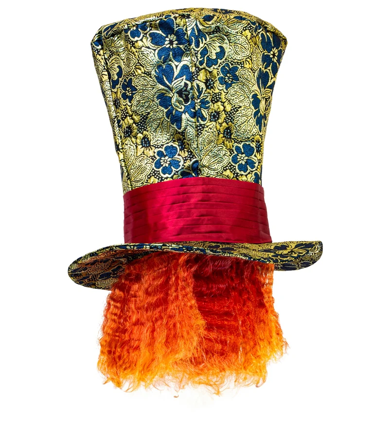 Hoge Hoed "Crazy Hatter" Met Haar