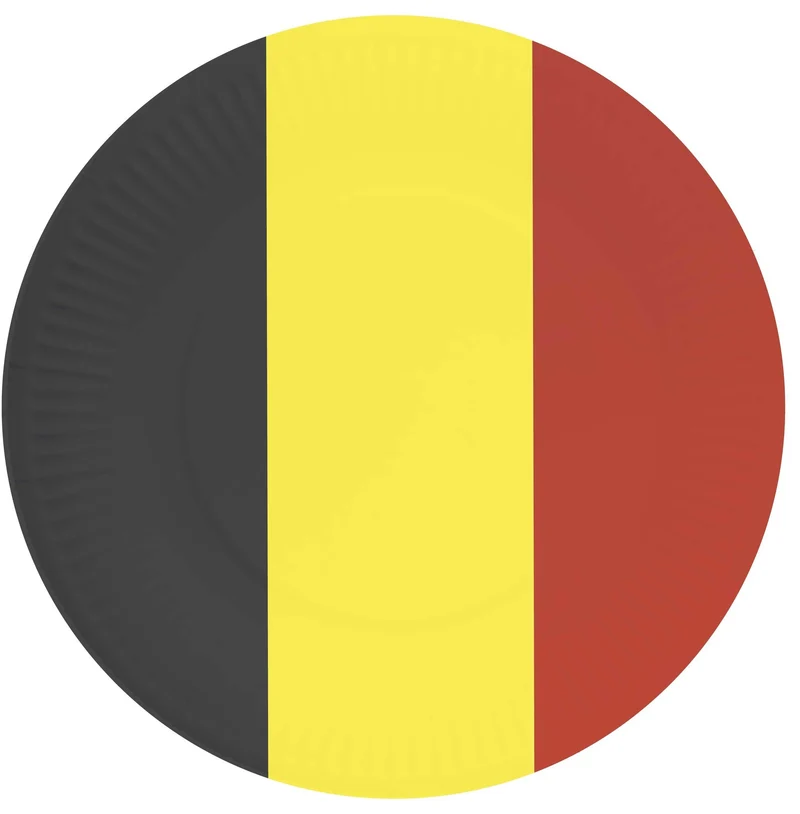 Feestborden België - 23 cm