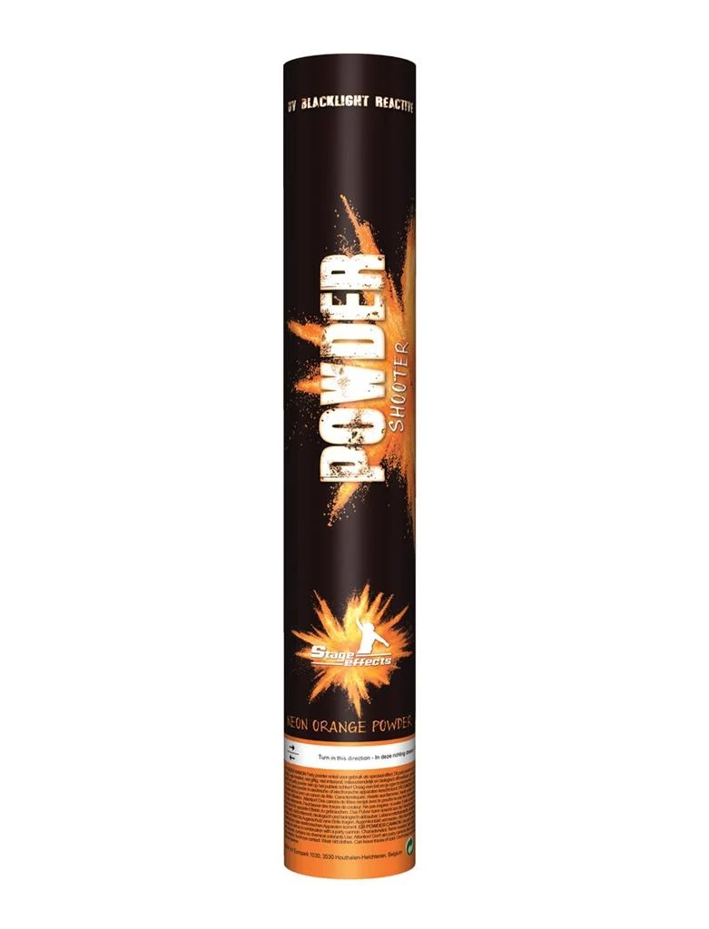 Kleurpoeder kanon oranje uv / blacklight 40cm