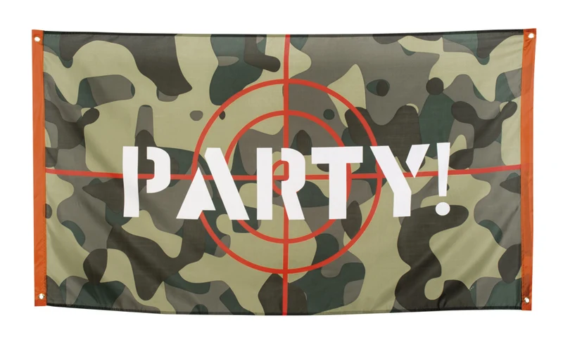 Leger Party vlag 90 x 150 cm