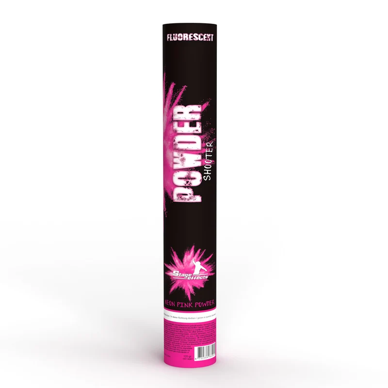 Kleurpoeder kanon roze uv / blacklight 40cm