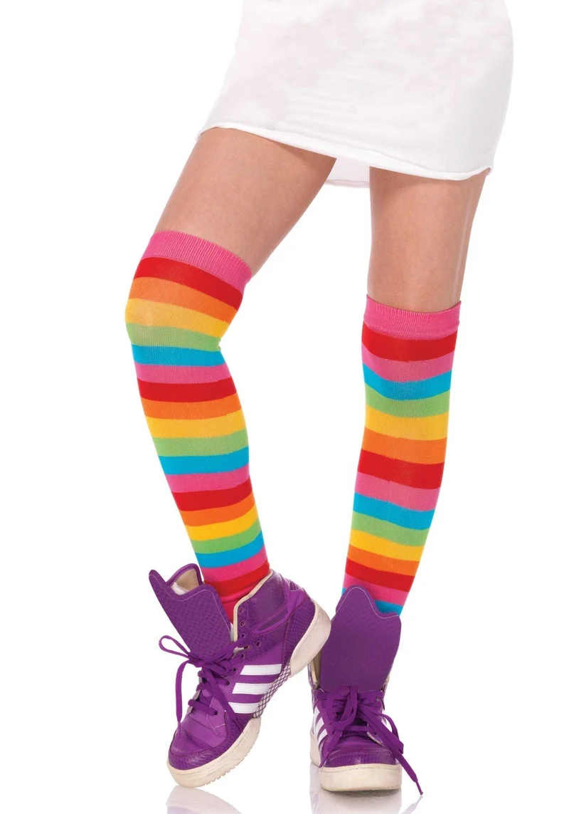 Regenboog kousen