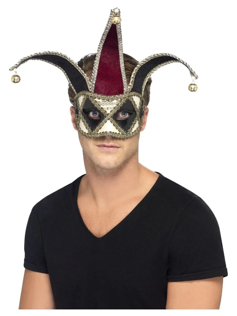 Venetiaans Harlekijn masker