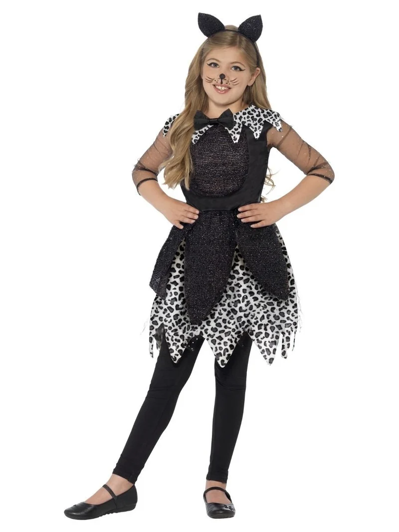Katten kostuum kind zwart Deluxe