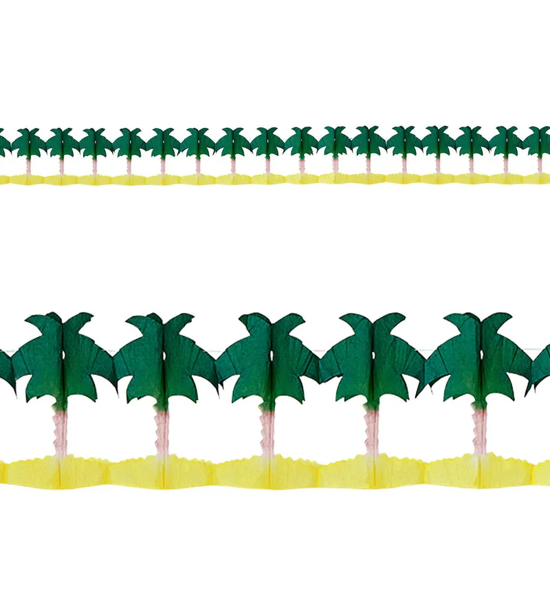 Palmboom slingers als decoratie