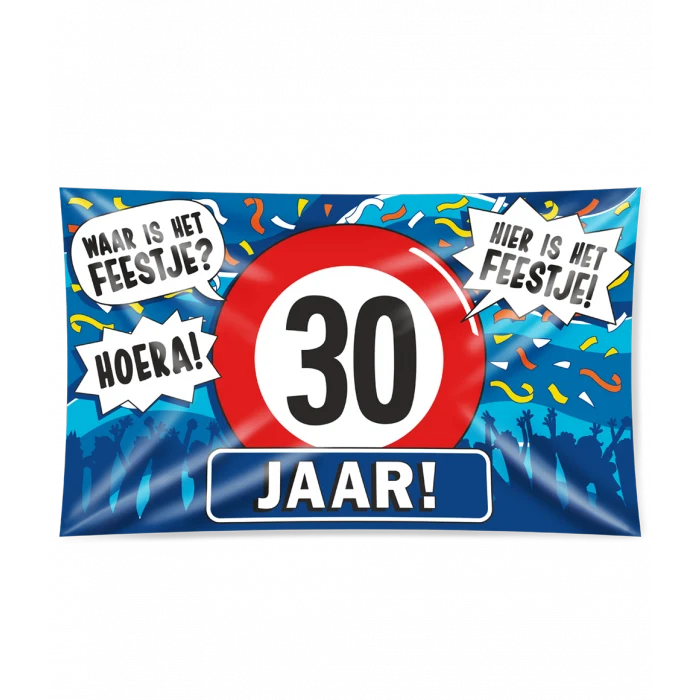 Gevelvlag 30 Jaar 90x150cm