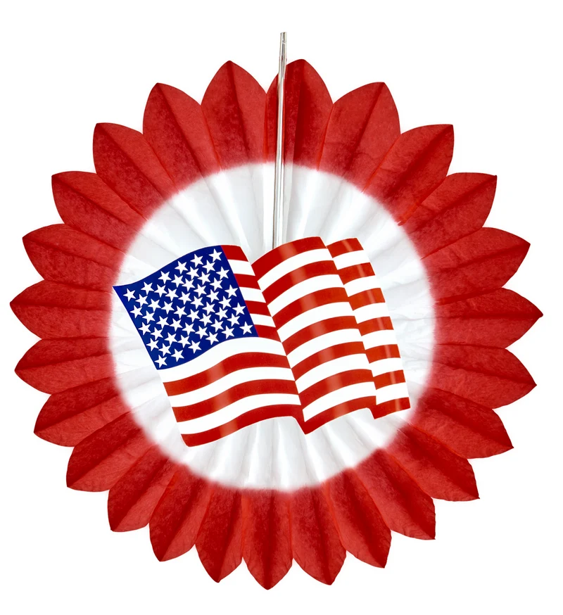 USA waaier decoratie van papier