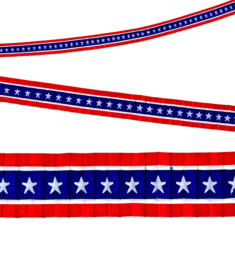 Geplooide USA slinger