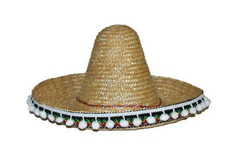 Mexicaanse sombrero kind naturel