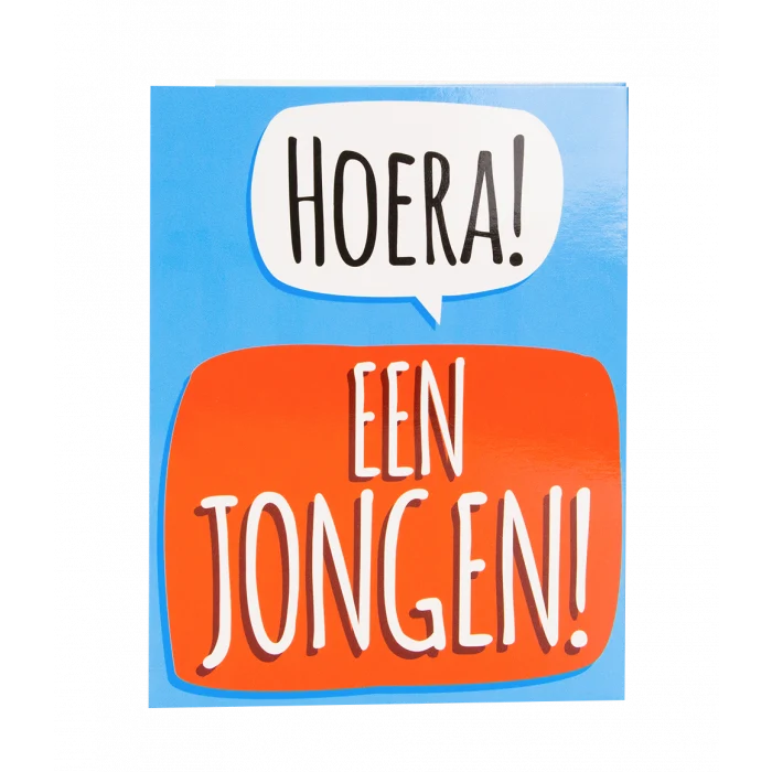 Surprise Card - Hoera een jongen